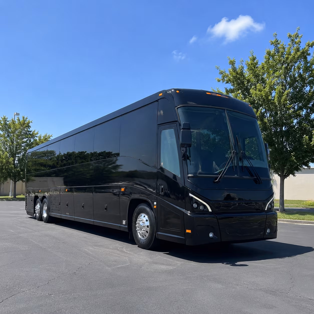 bloomington 56 passenger charter bus