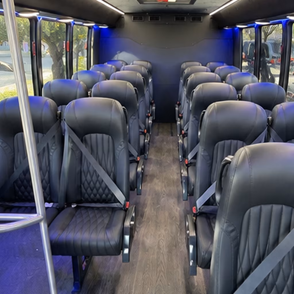 bloomington airport transportation onboard seating