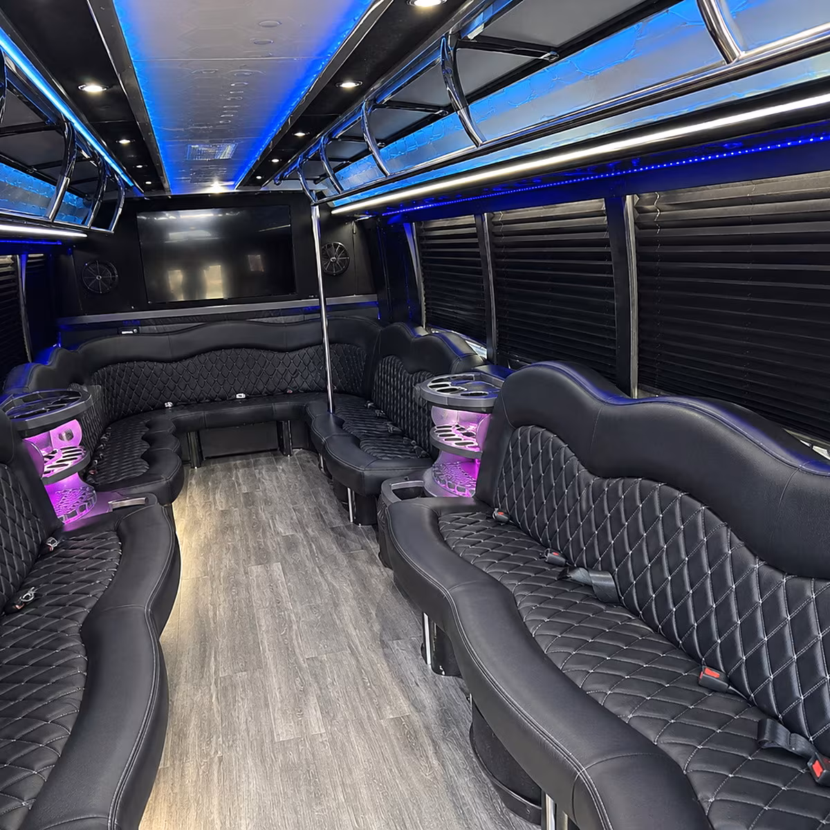 bloomington concert party bus rental