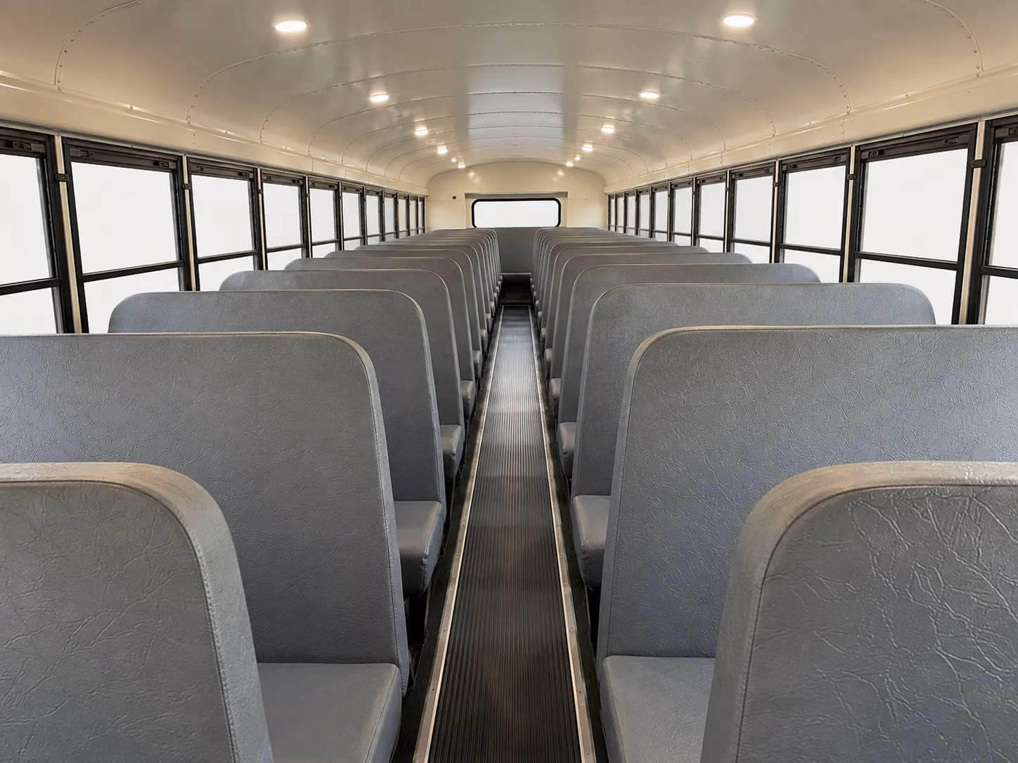 bloomington school bus inside
