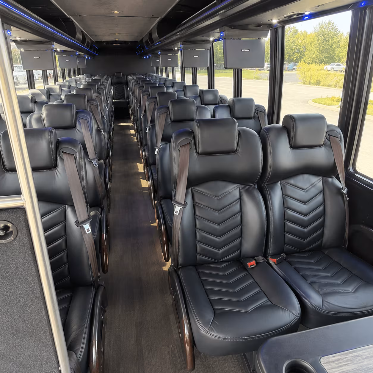 how trip duration hourly rates and total hours affect bus rental rates in bloomington