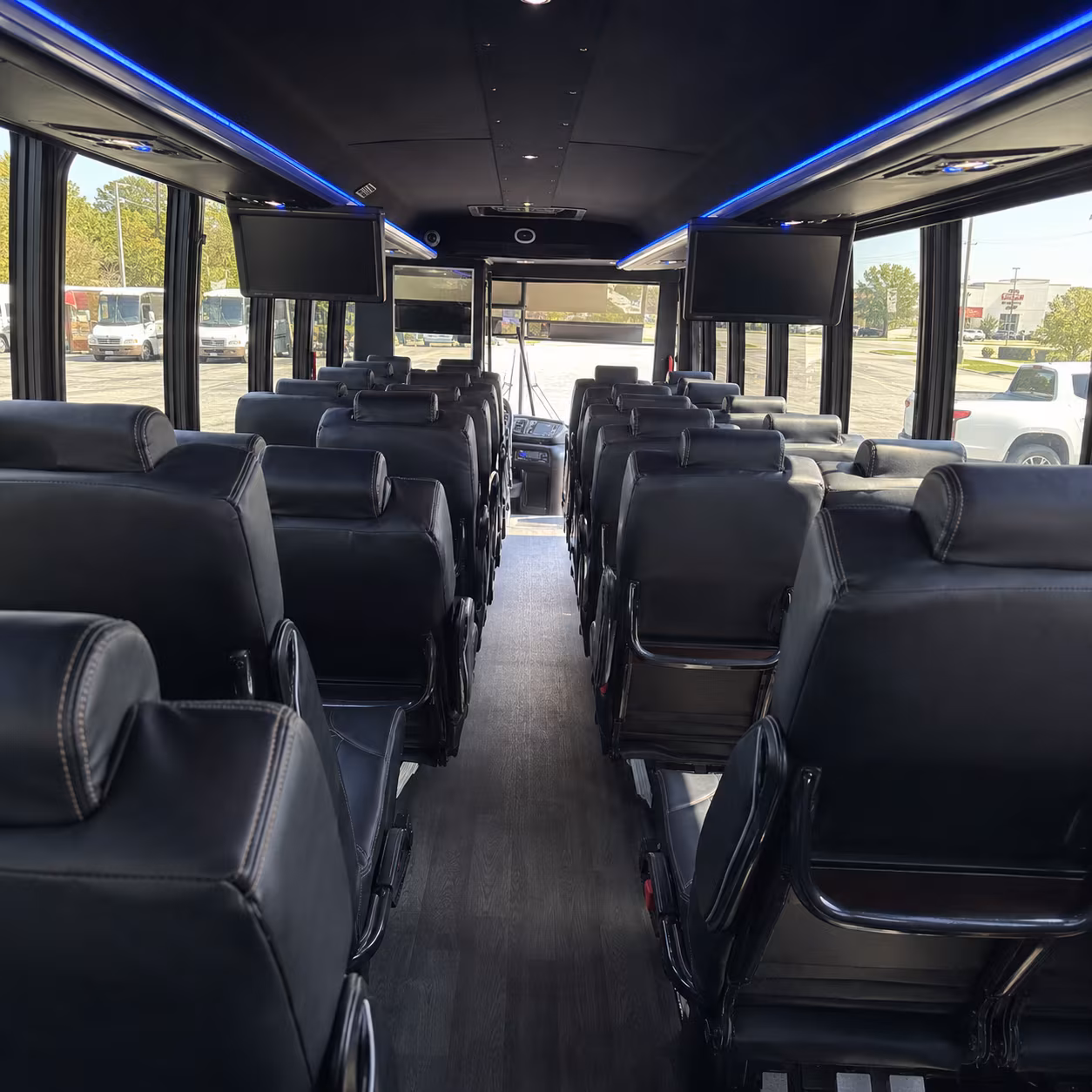 minibuses for weekly worship shuttles serving bloomington congregations
